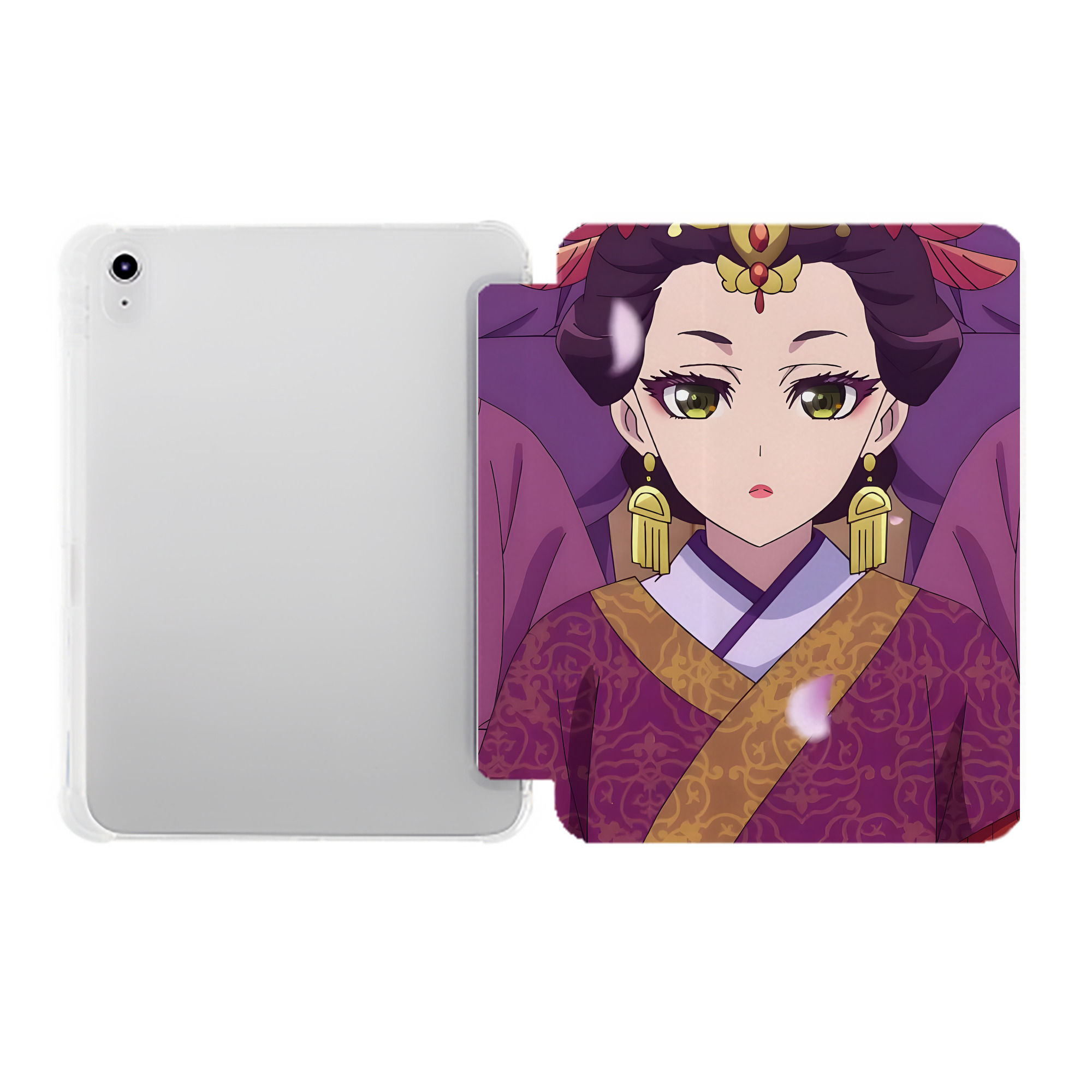 （画像用） 薬屋のひとりごと The Apothecary Diaries IPad ケース ペン収納付き 三つ折りスタンド PUレザー×シリコン 対応機種9.5/10.5/10.9インチ